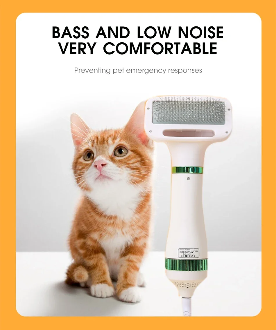 Hot Dog Press - 2-in-1 Pet Hair Dryer Grooming Tool: