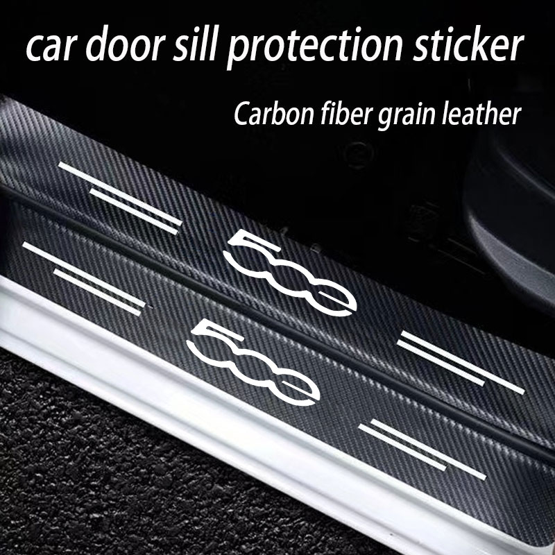 Car Door Sill Guard Plate Thre - Crepe Pan Carbon recension och pris