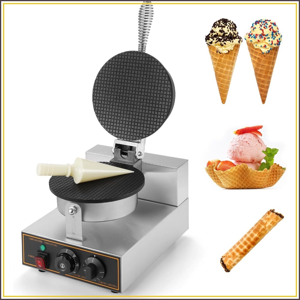 1200W Commercial Waffle Cone M - Waffle Cone Maker recension och pris