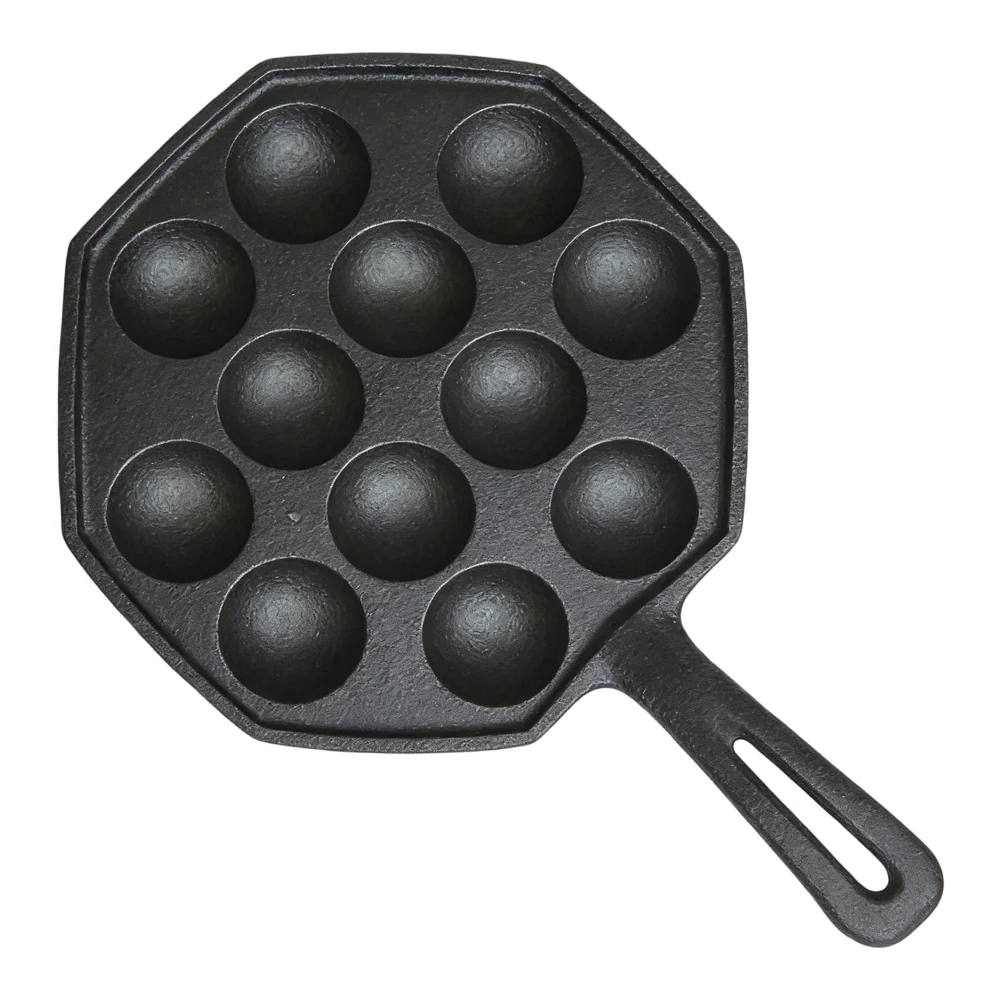 Cast Iron 12 Pits For Baking T - Takoyaki Grill Plate recension och pris