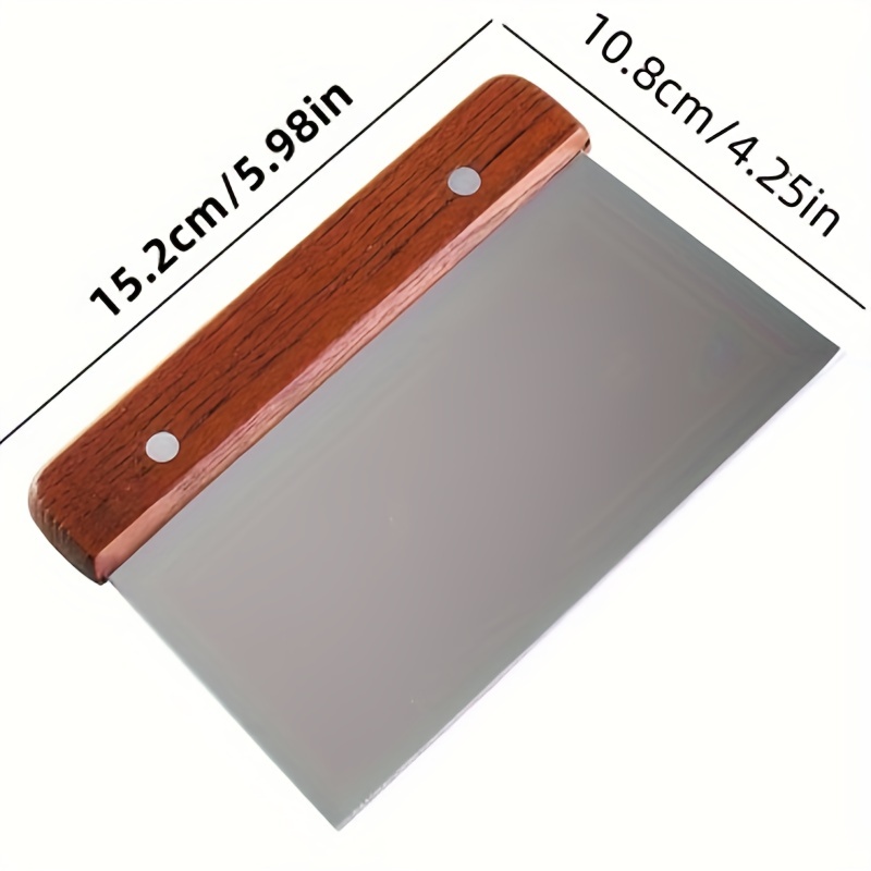 1pc stainless steel scraper, v - Okonomiyaki Spatula recension och pris