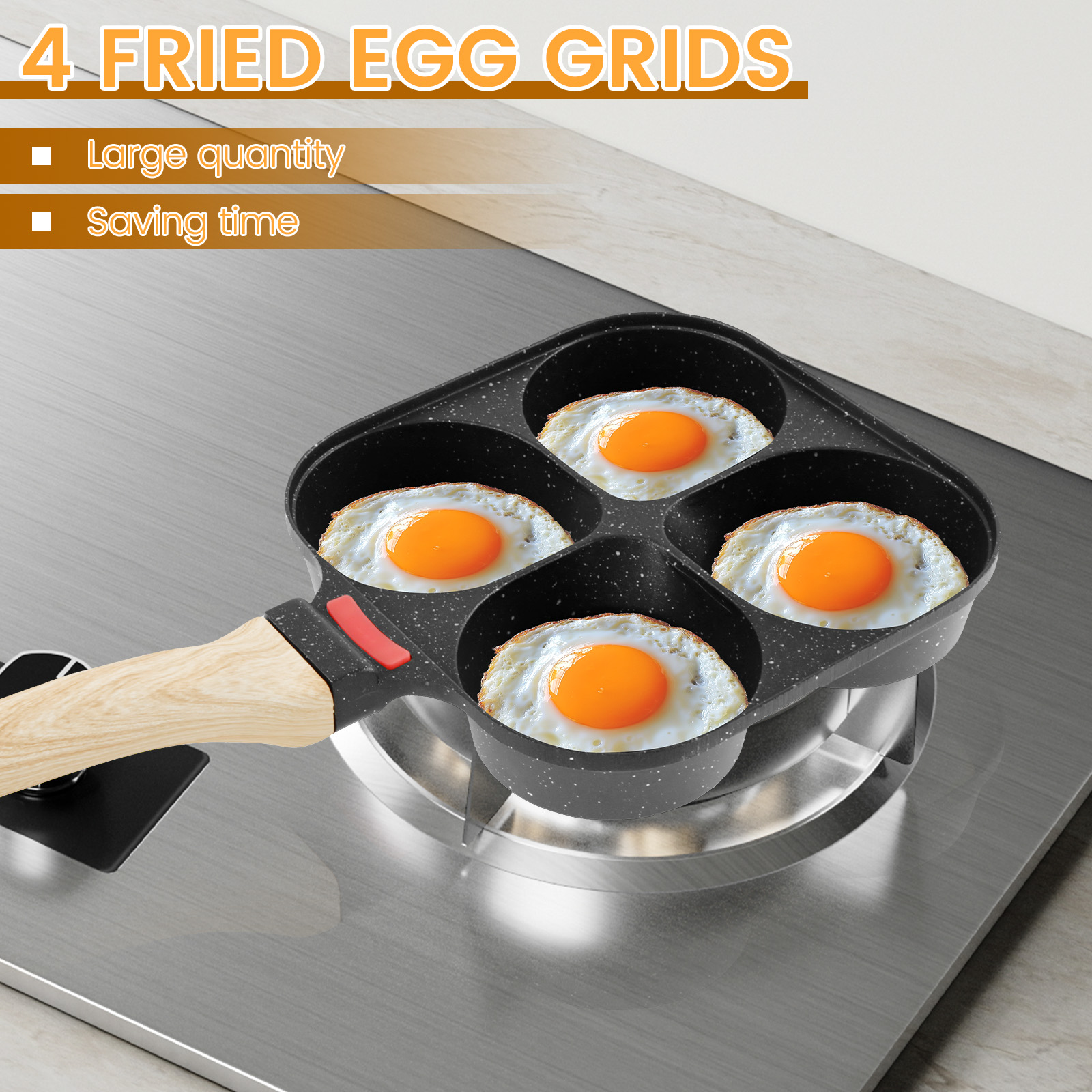 Egg Frying Pan Nonstick Pancak - Egg Waffle Pan recension och pris