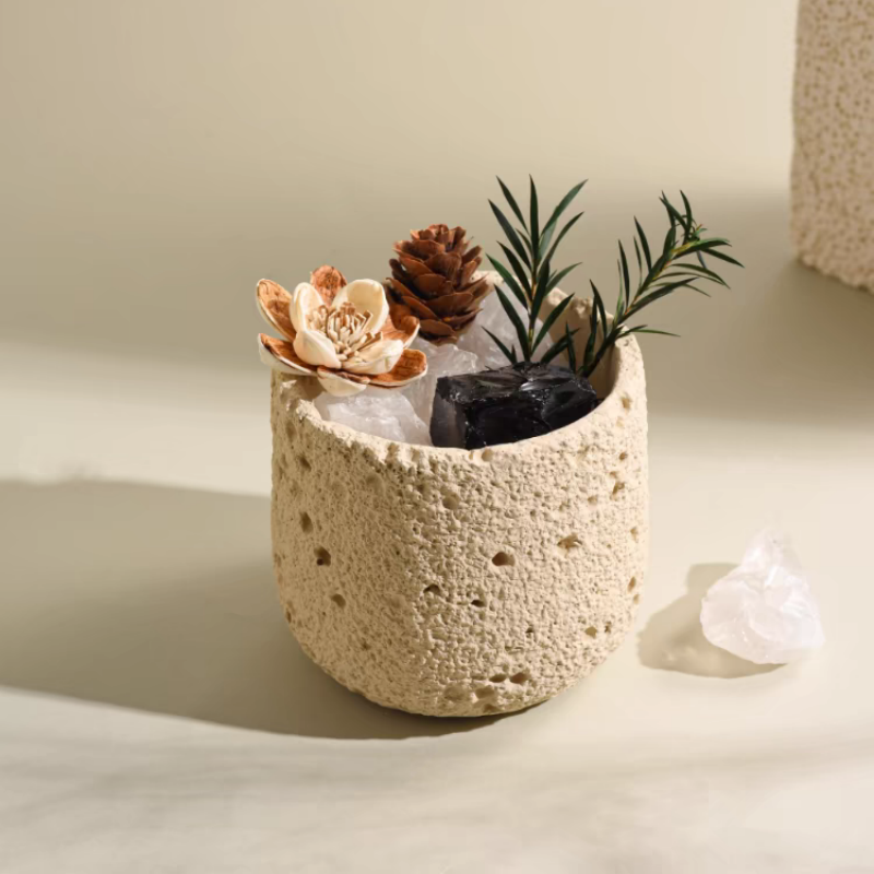 Creative Round Concrete Flower - Potsticker Mold recension och pris