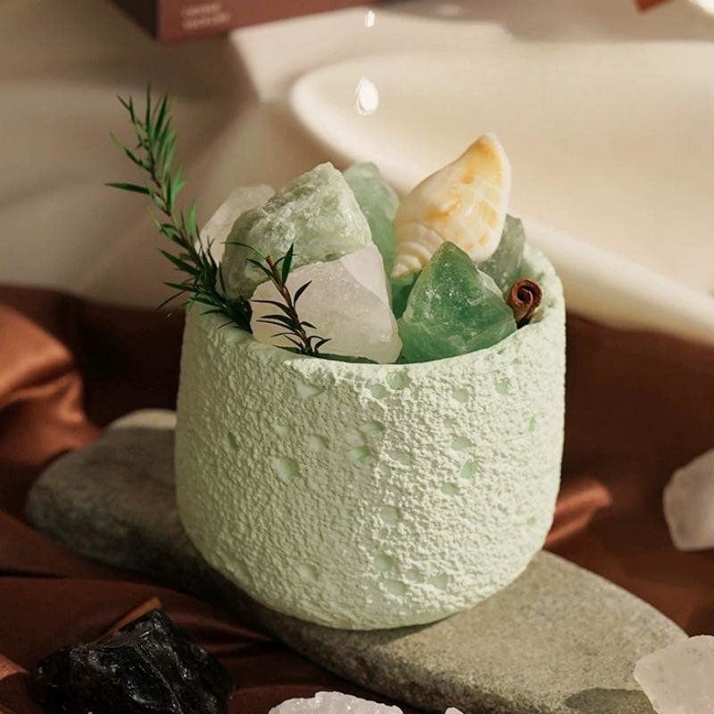 Creative Round Concrete Flower - Potsticker Mold recension och pris