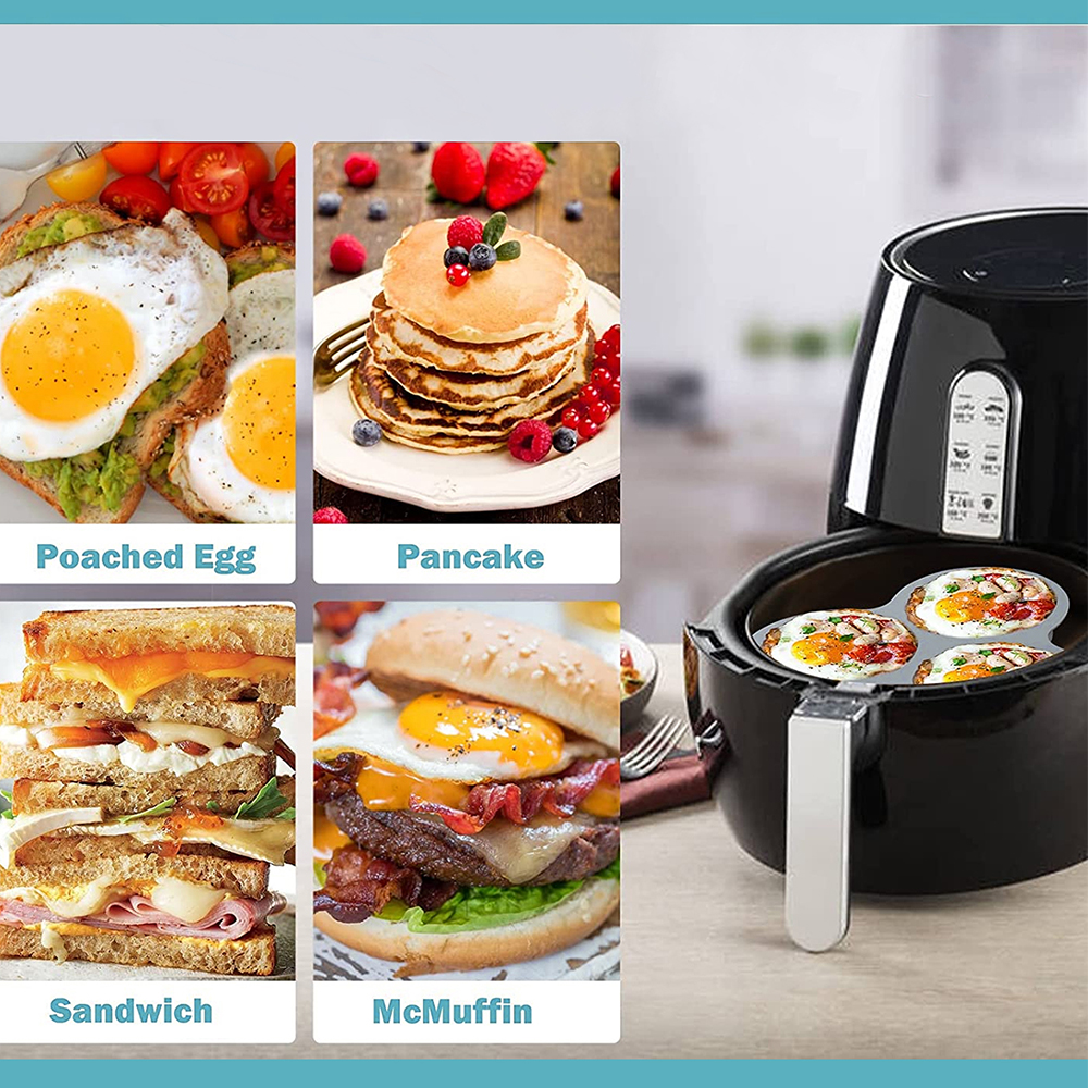 Silicone Egg Mold Air Fryer Eg - Egg Waffle Pan recension och pris