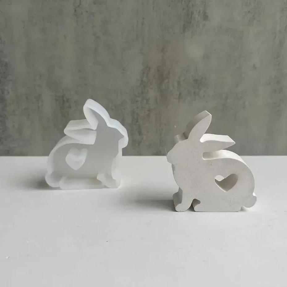 1Pcs Heart Shaped Bunny Silico - Bunny Cake Mold recension och pris
