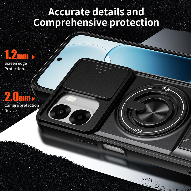 Armor Phone Case For Oppo A6x  - Taco Stand Holder recension och pris