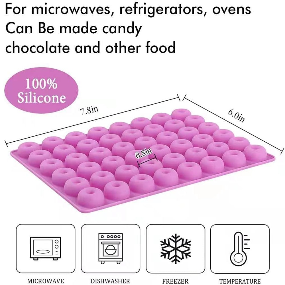 5 Pieces Of Mini Donuts Silico - Donut Mold Silicone recension och pris