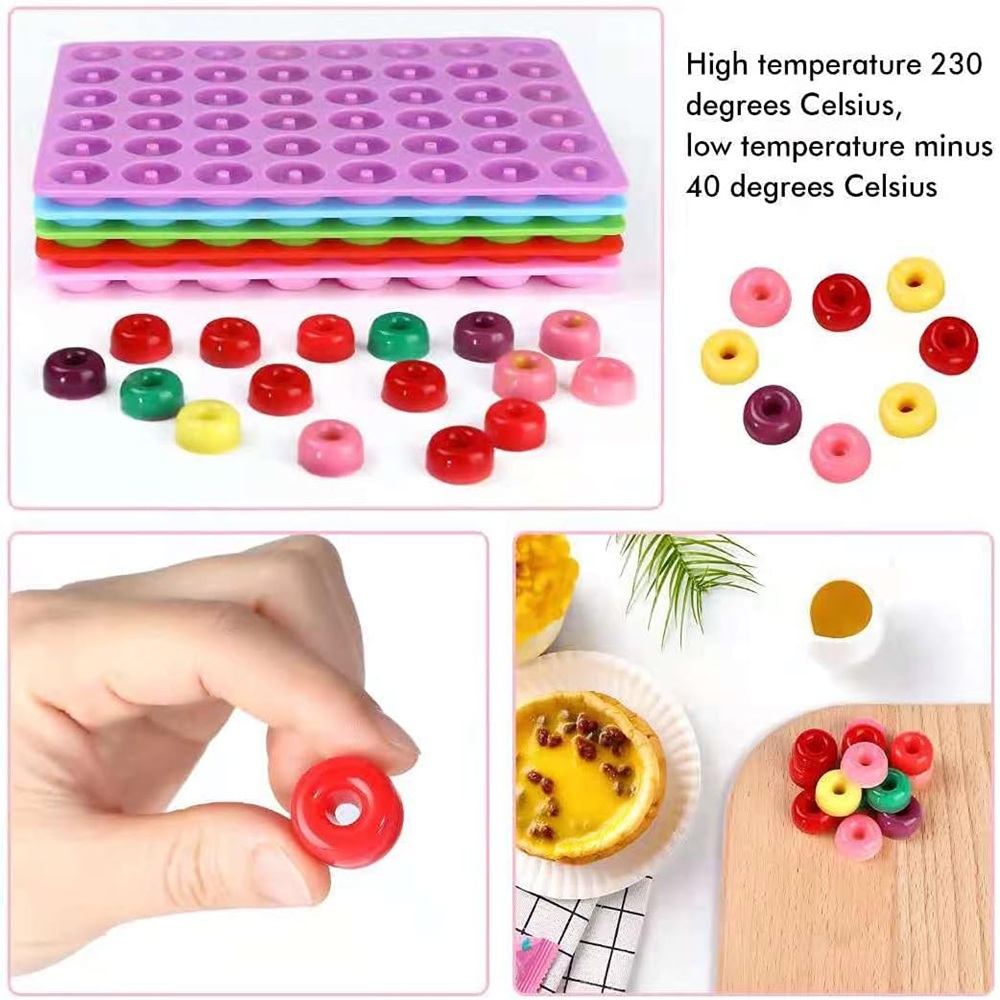 5 Pieces Of Mini Donuts Silico - Donut Mold Silicone recension och pris