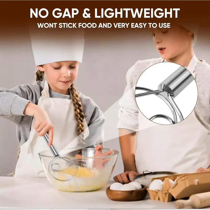 Danish Dough Whisk - Stainless - Danish Pancake Pan recension och pris