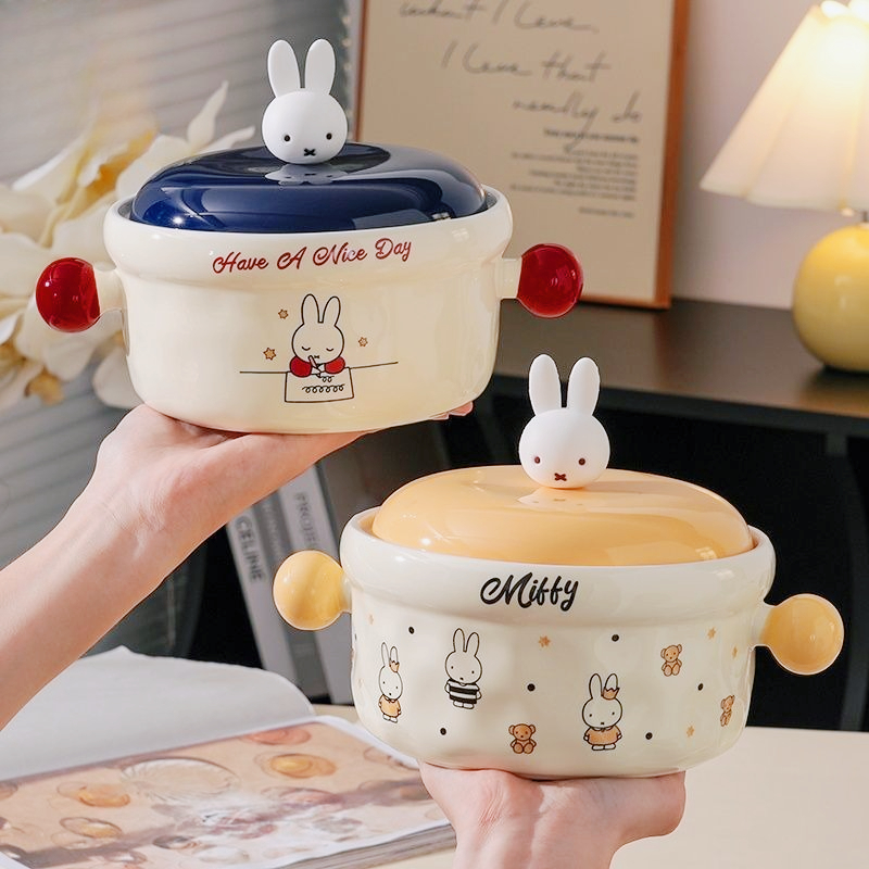 Miffy Cute Cartoon Ceramic Noo - Dim Sum Basket recension och pris