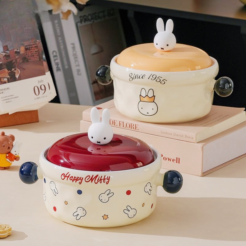 Miffy Cute Cartoon Ceramic Noo - Dim Sum Basket recension och pris