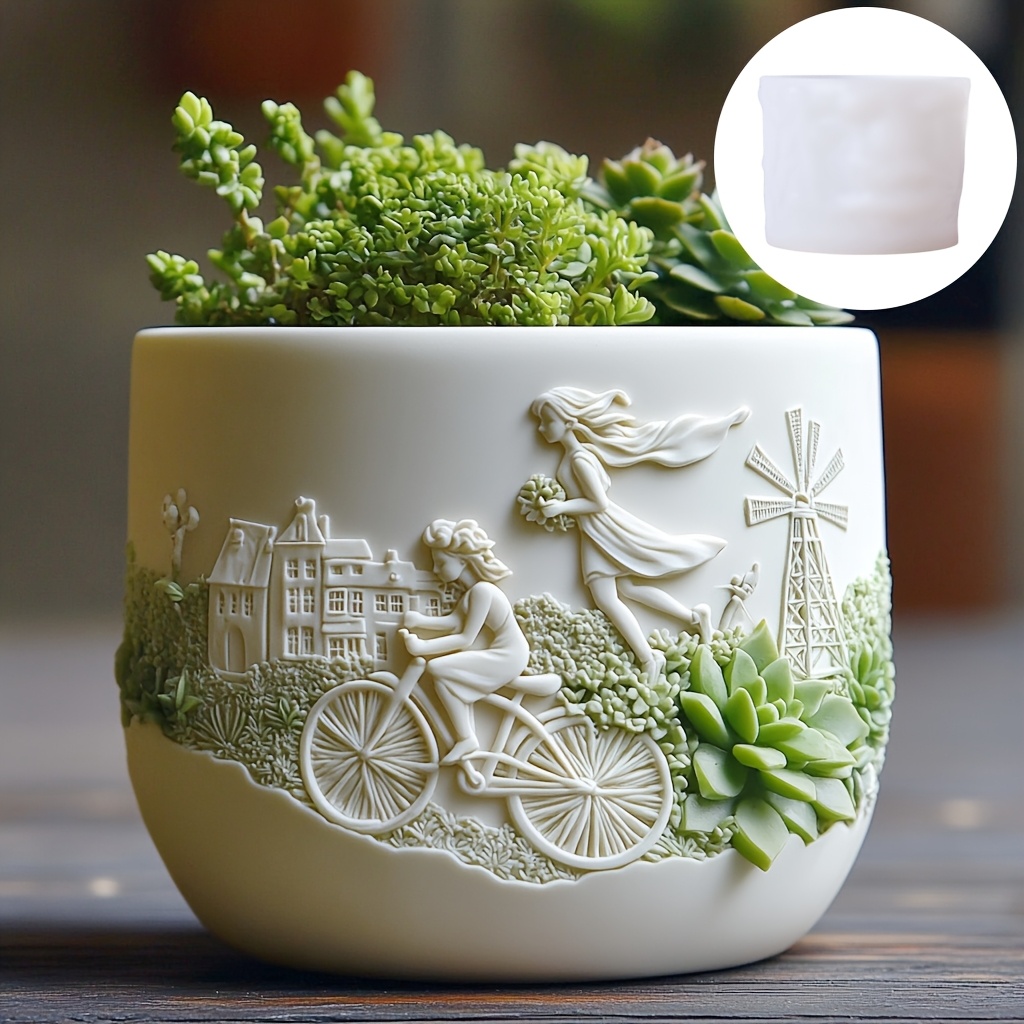Beauty holding horse relief su - Potsticker Mold recension och pris