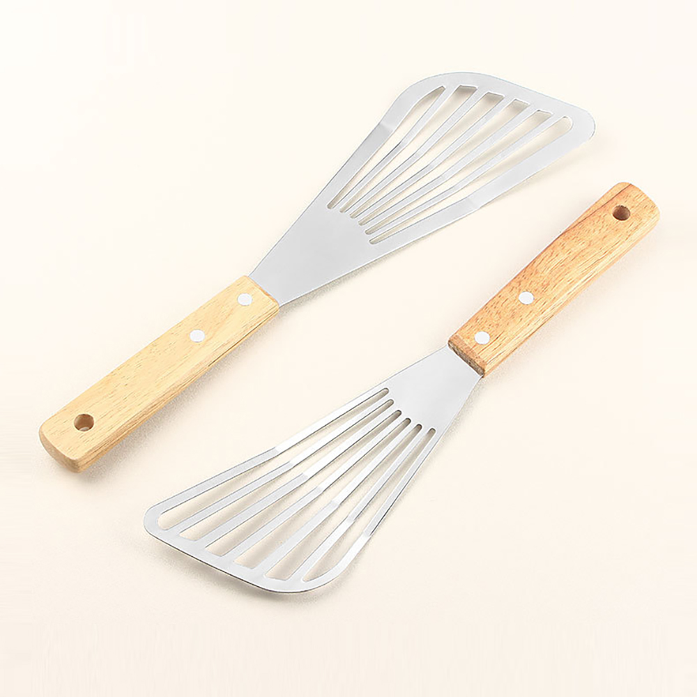 1PC Stainless Steel Fish Fryin - Okonomiyaki Spatula recension och pris