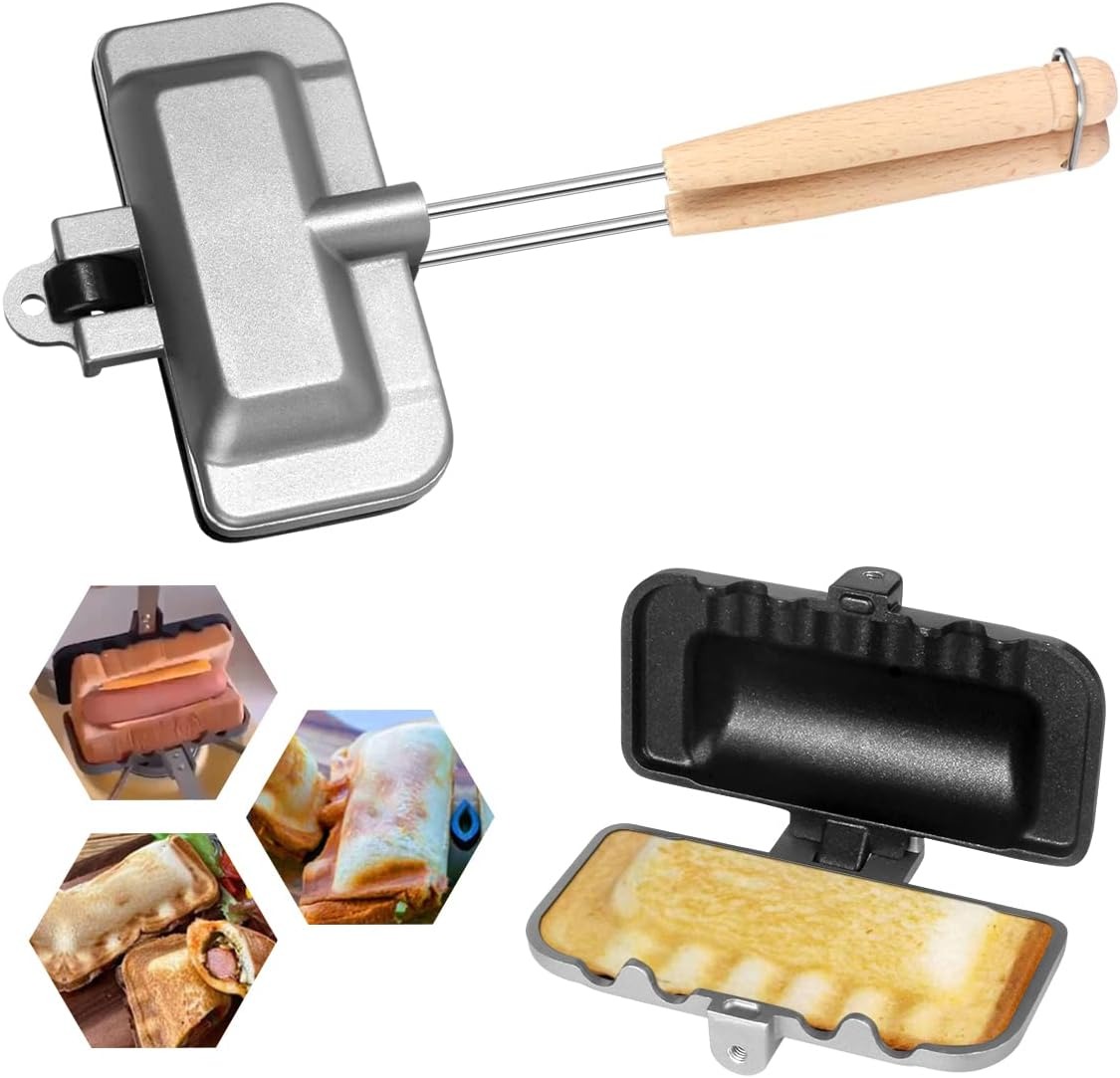 Double Sided Frying Pan, Sandw - Mini Pancake Griddle recension och pris