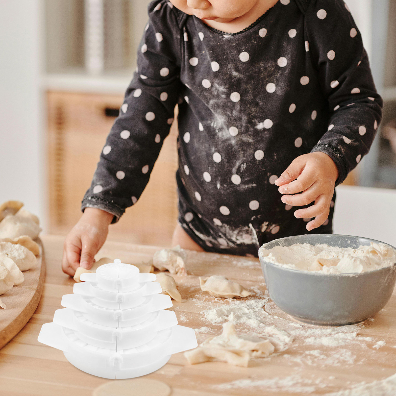5Pcs Dumpling Maker Set Manual - Dumpling Press Set recension och pris