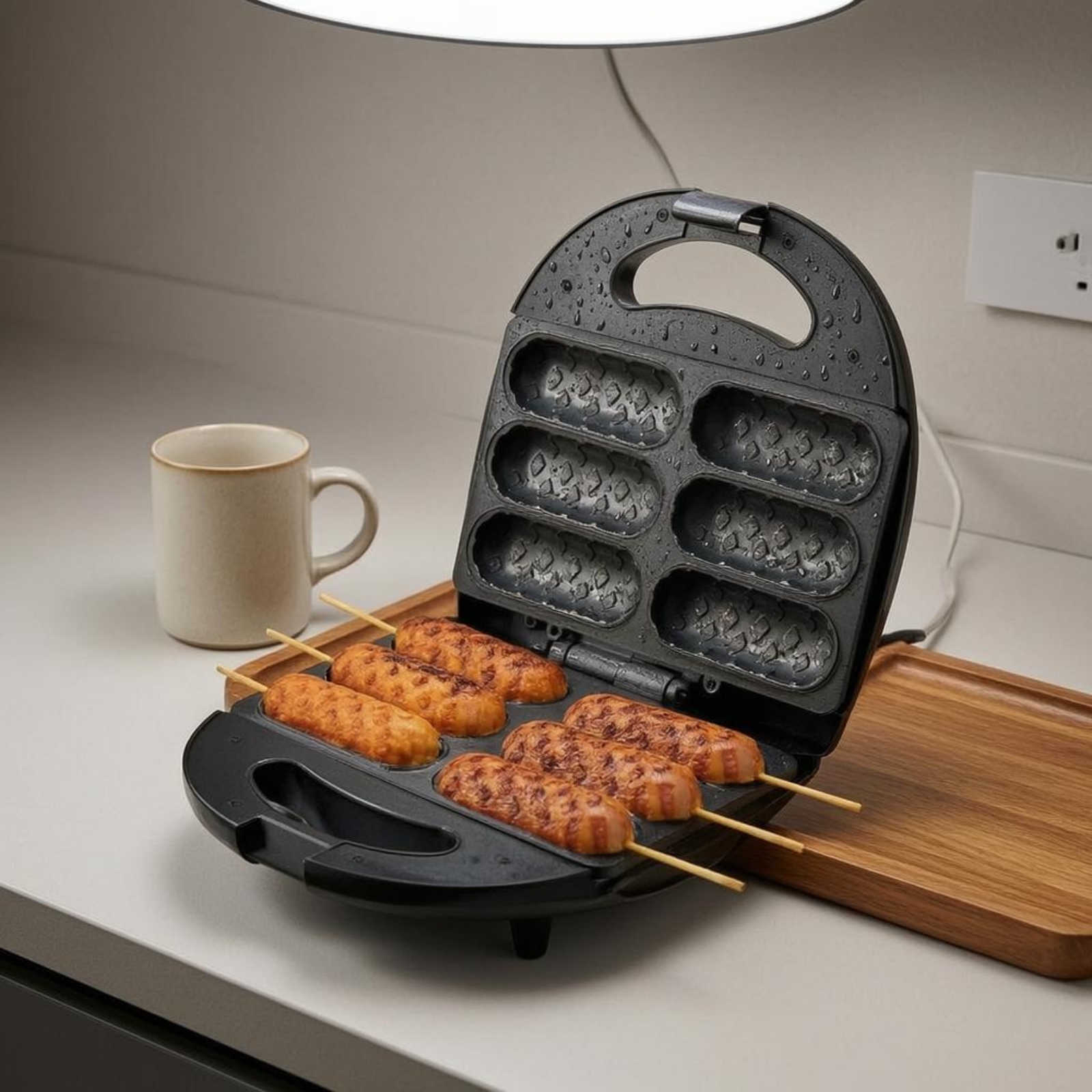 Corn Dog Maker Double-Sided He - Corn Dog Stick recension och pris