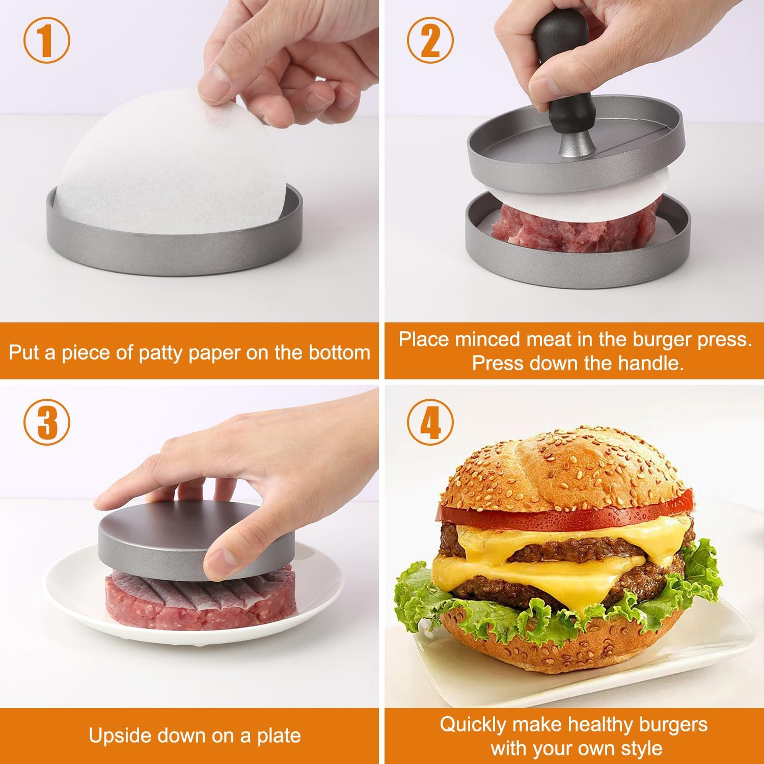 Burger Press Hamburger Meat To - Hot Dog Press recension och pris