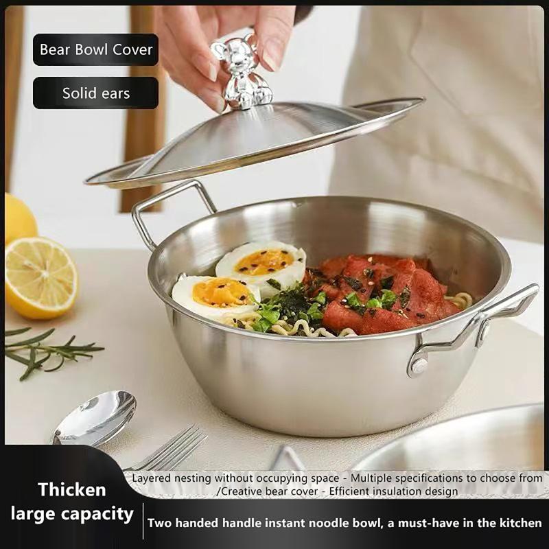 201 Stainless Steel Salad Bowl - Dim Sum Basket recension och pris
