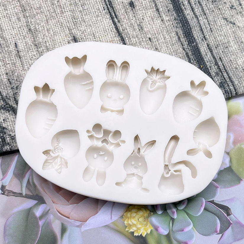 Easter Bunny Rabbit Radish Sil - Bunny Cake Mold recension och pris