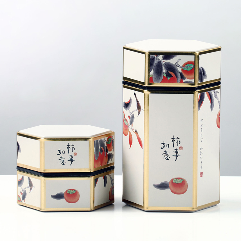 Creative Hexagonal Teapot Tin  - Cast Iron Corn recension och pris