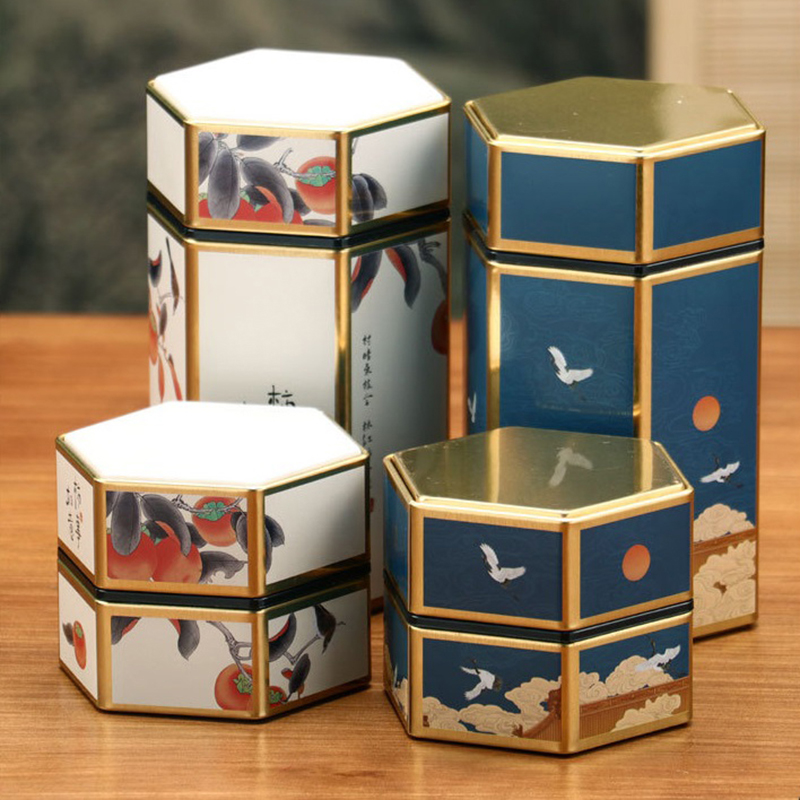 Creative Hexagonal Teapot Tin  - Cast Iron Corn recension och pris