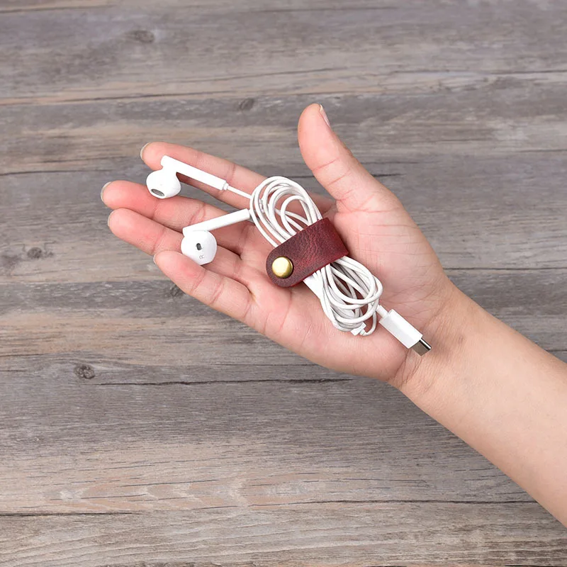 New Genuine Leather Earphone W - Spring Roll Wrapper recension och pris