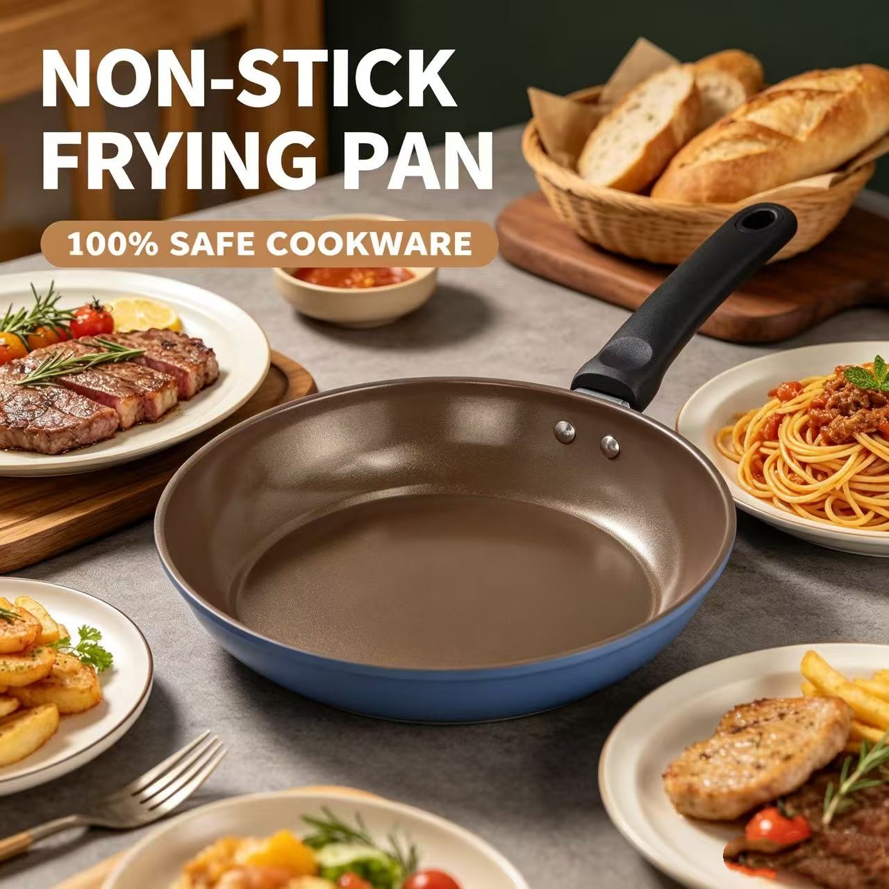 9.45 Inch Non-Stick Frying Pan - Egg Waffle Pan recension och pris