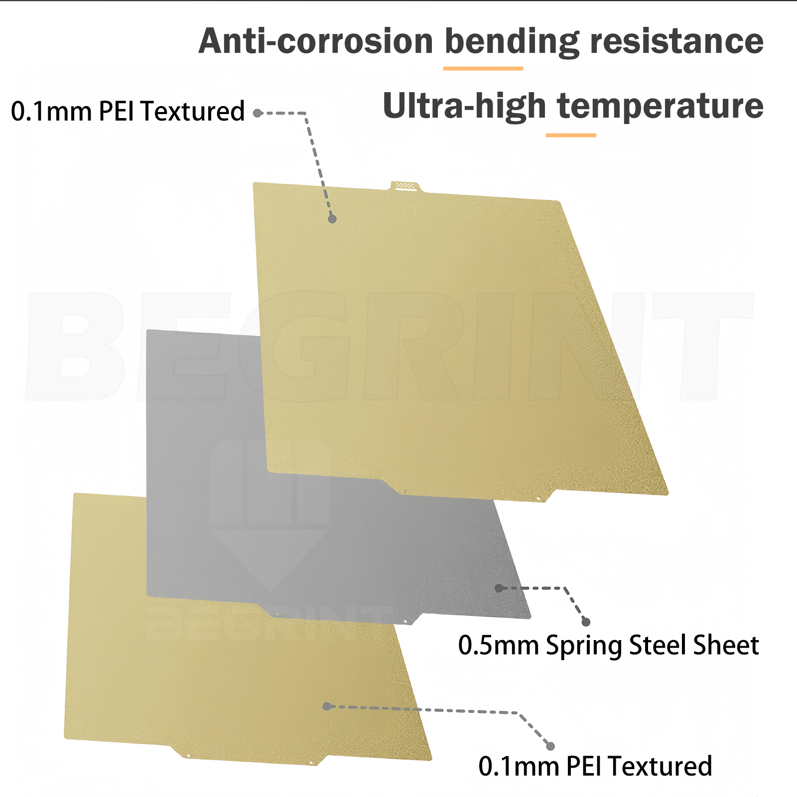 Build Plate For QIDI Q2 PEI PE - Crepe Pan Carbon recension och pris