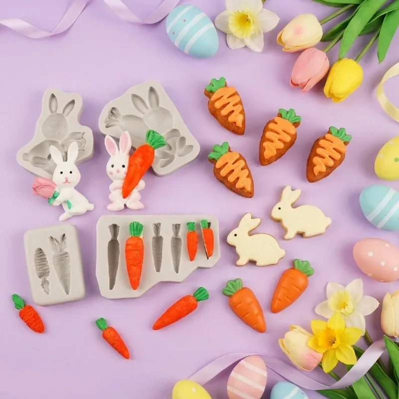 Latest Models 3Pcs Easter Bunn - Bunny Cake Mold recension och pris