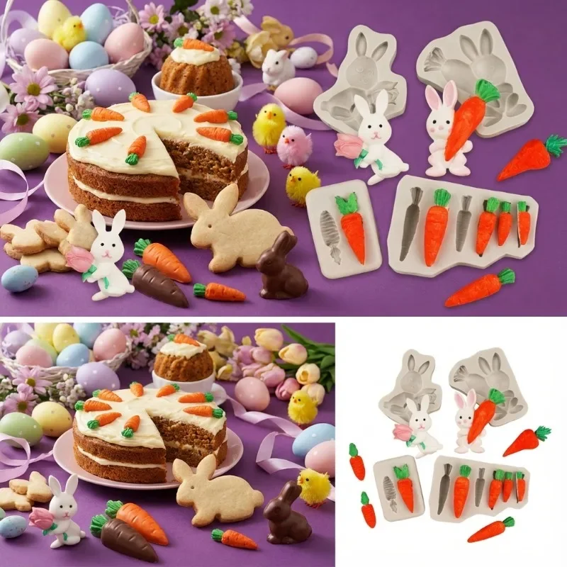 Latest Models 3Pcs Easter Bunn - Bunny Cake Mold recension och pris