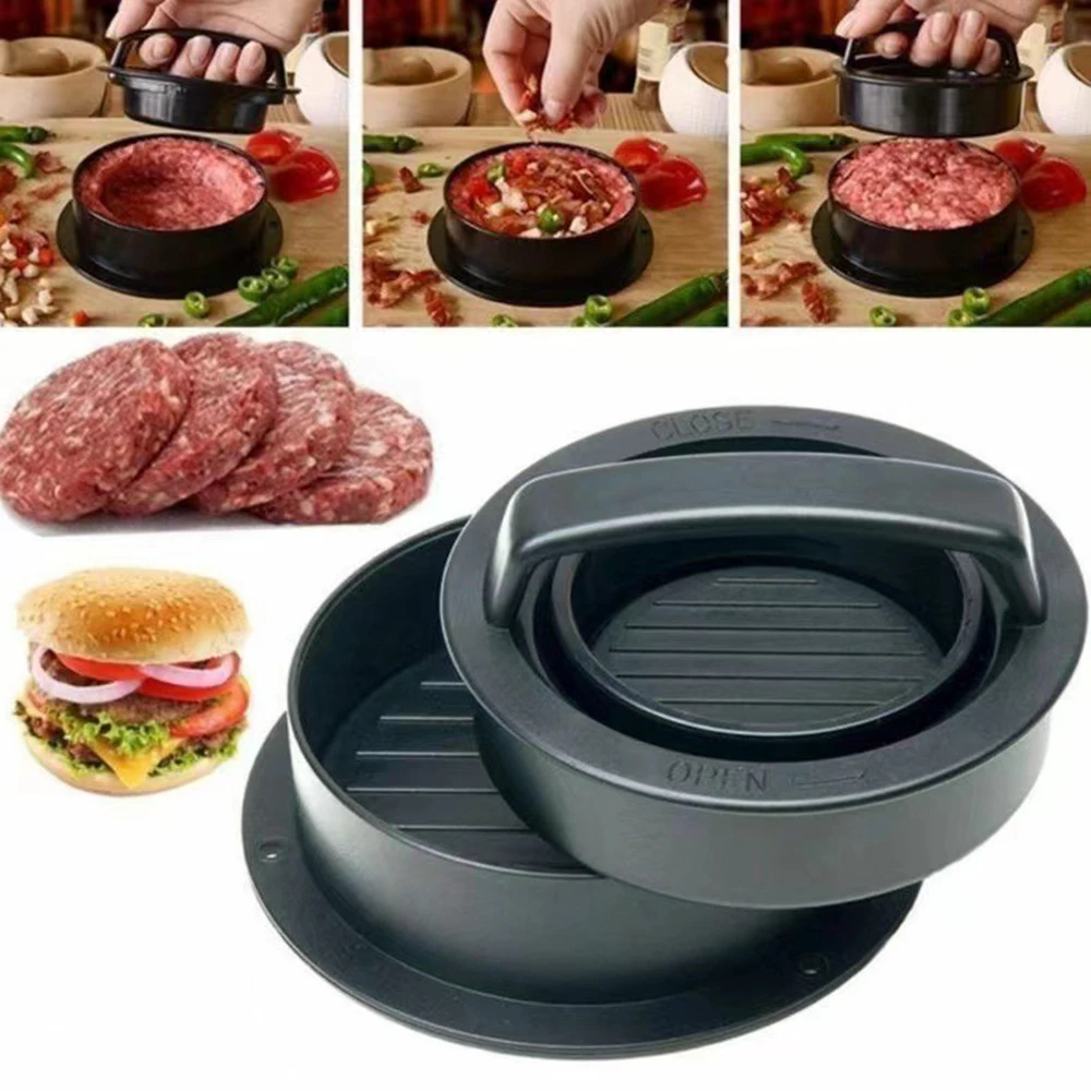 Round Hamburger Burger Press B - Hot Dog Press recension och pris