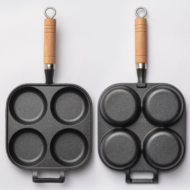 JUSTINLAU 2/4-Hole Omelette Po - Egg Waffle Pan recension och pris