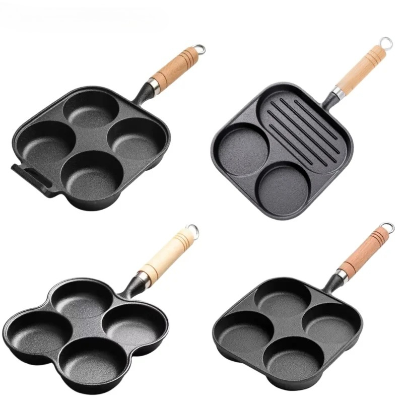 JUSTINLAU 2/4-Hole Omelette Po - Egg Waffle Pan recension och pris