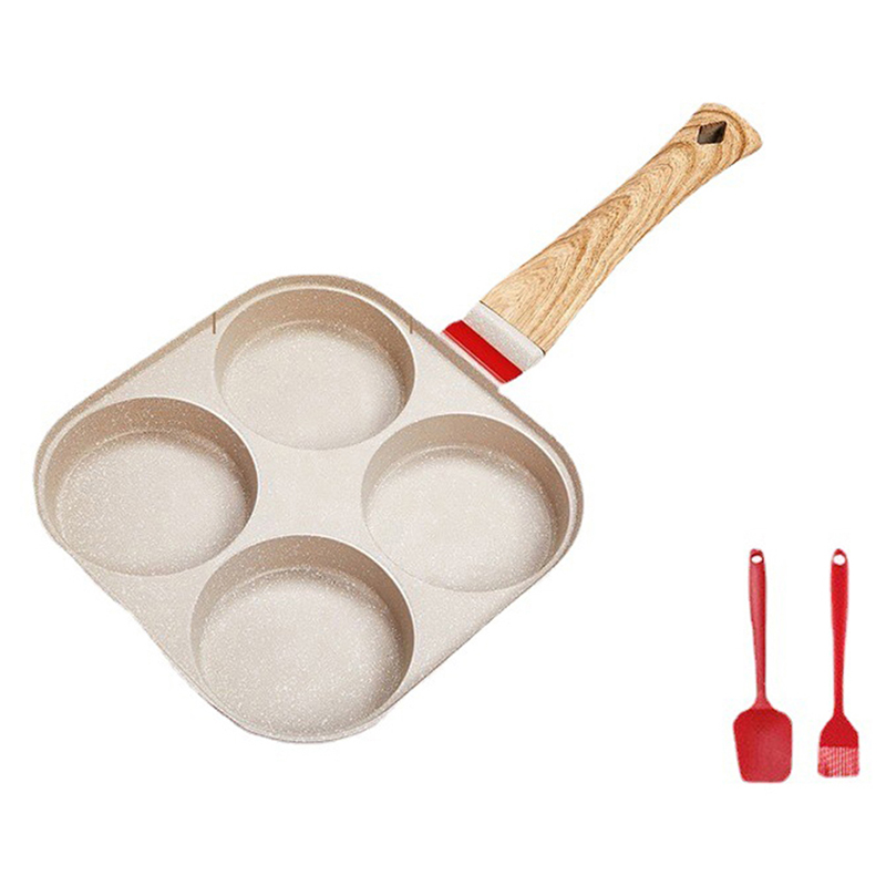 Four Hole Frying Pan With Lid  - Mini Pancake Griddle recension och pris