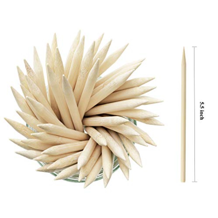 5.5 inch Thick Bamboo Sticks f - Corn Dog Stick recension och pris
