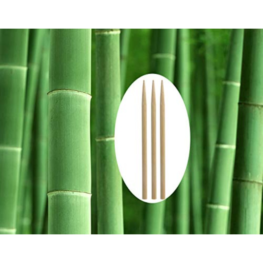 5.5 inch Thick Bamboo Sticks f - Corn Dog Stick recension och pris